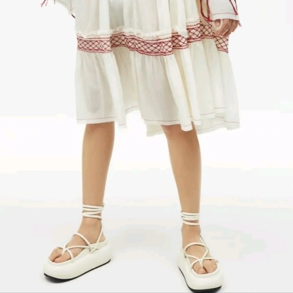 Zara Atelier Leather chunky platform lace up strappy sandal - Picture 6 of 6